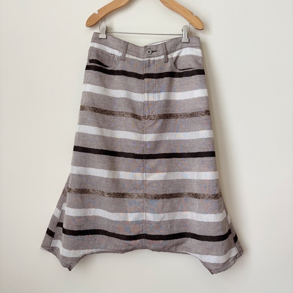 Comme des Garçons Junya Watanabe Striped Drop Crotch Pants XS
